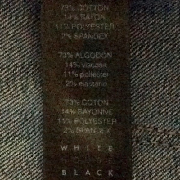 White House Black Market Bootcut Denim Jeans with Embellishments - Picture 8 of 10